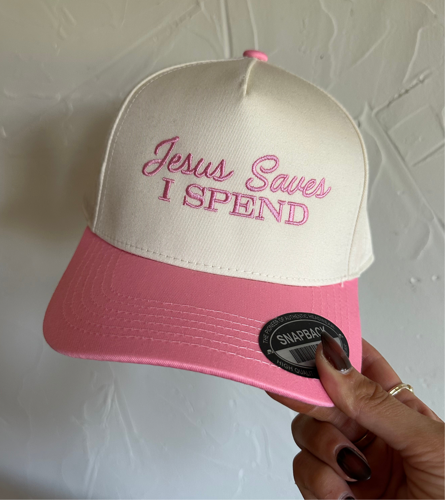 Jesus Saves, I Spend Trucker Hat