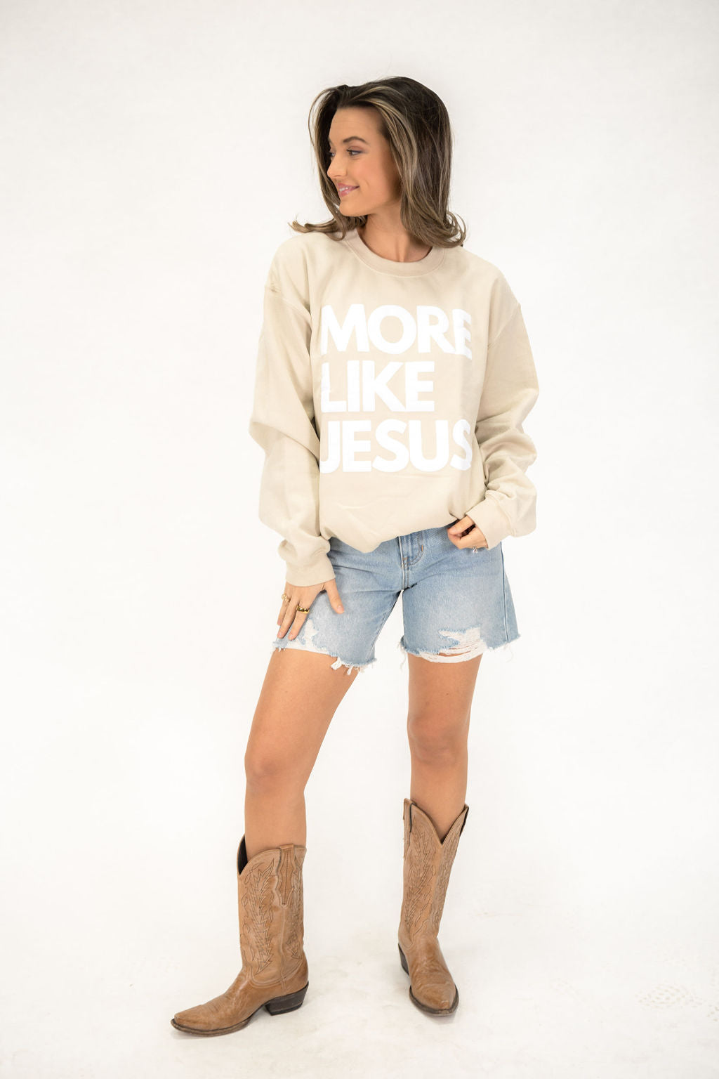 More Like Jesus Sweatshirt