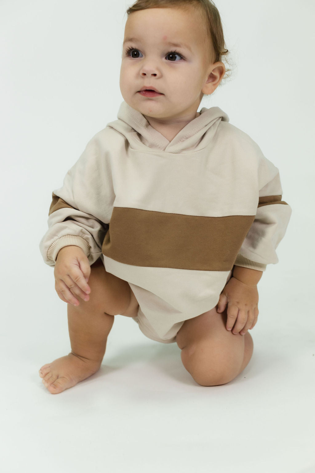 Kingdom Kid Hooded Puff Romper