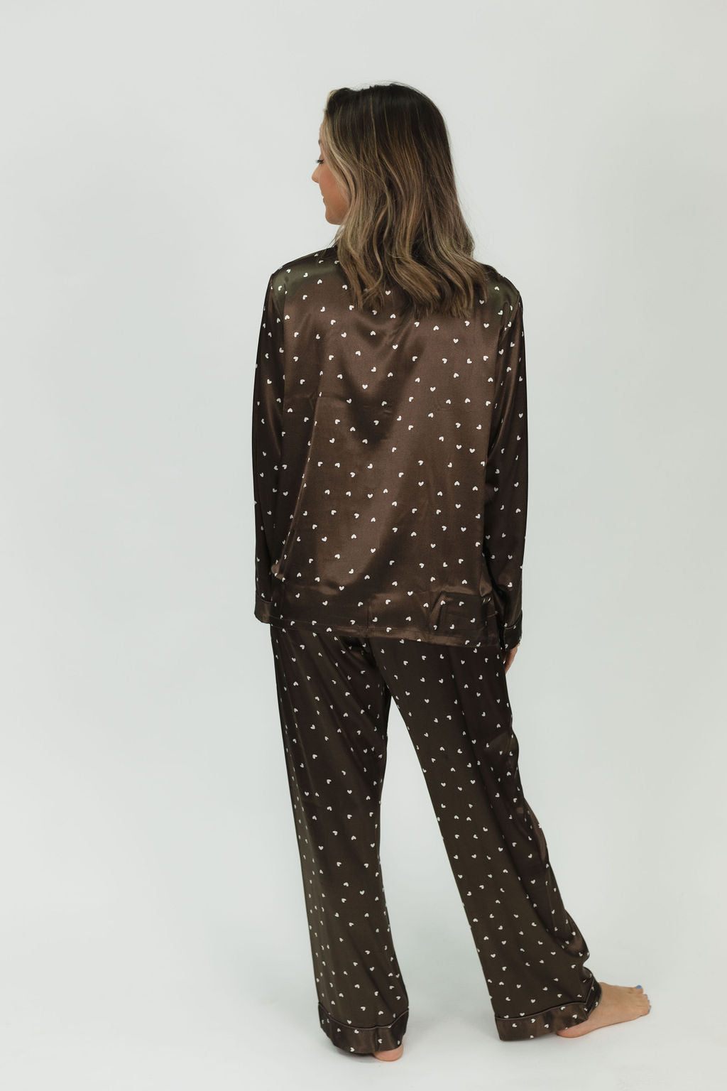 Cocoa Dream Satin Pajama Set