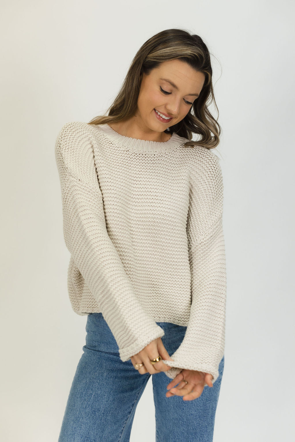 Walk By Faith Knit Sweater