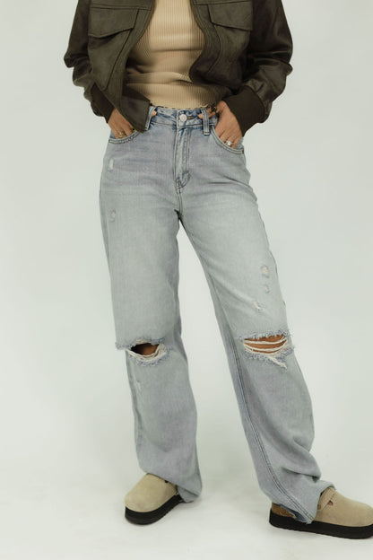 Felix Straight Wide Leg Jeans
