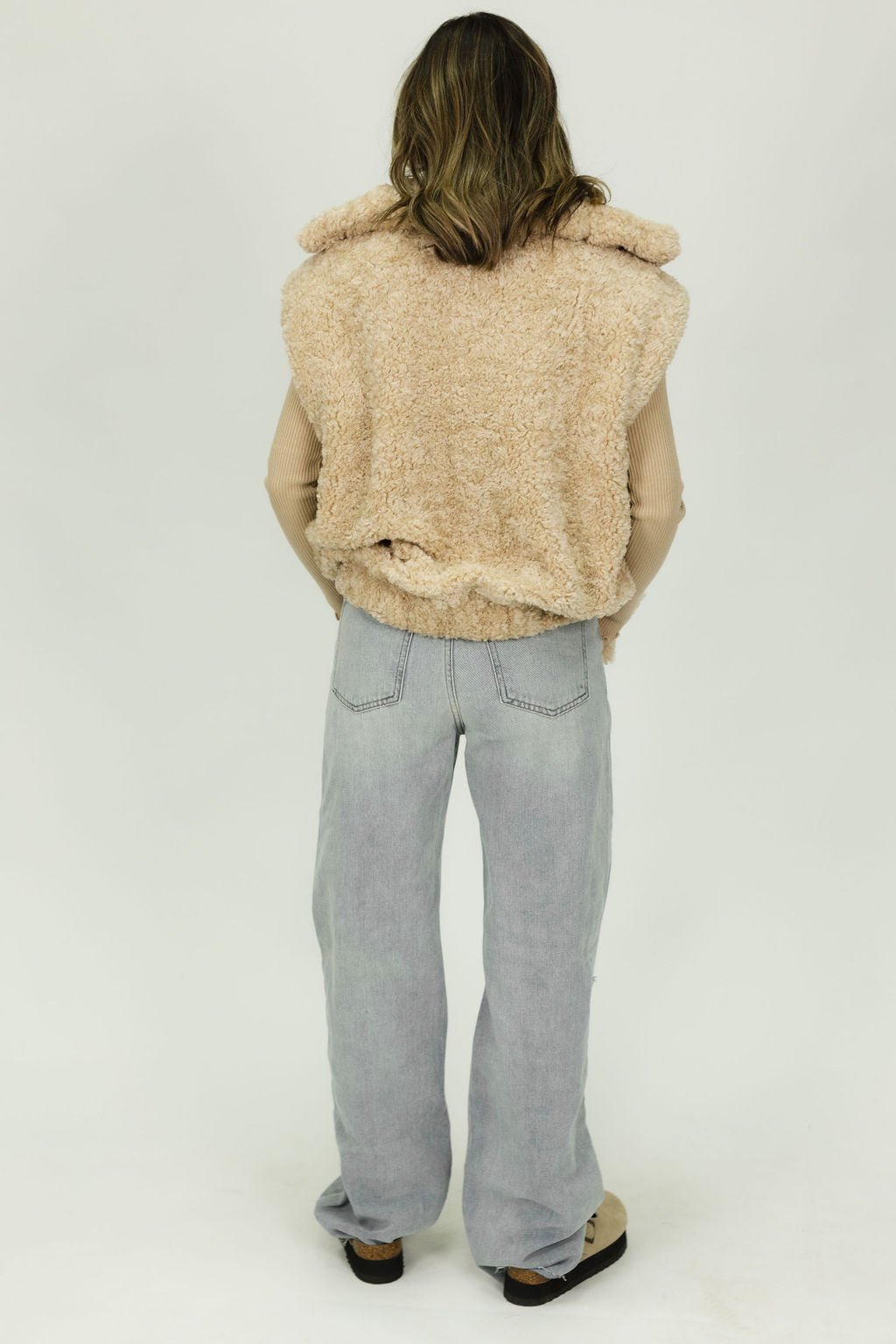 Harvest Sherpa Oversized Vest