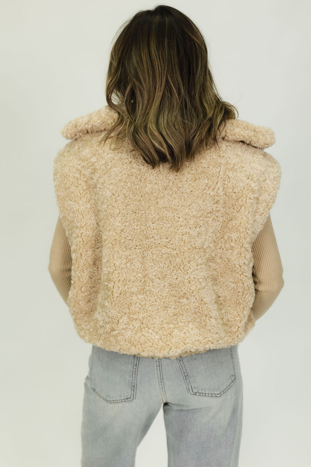 Harvest Sherpa Oversized Vest
