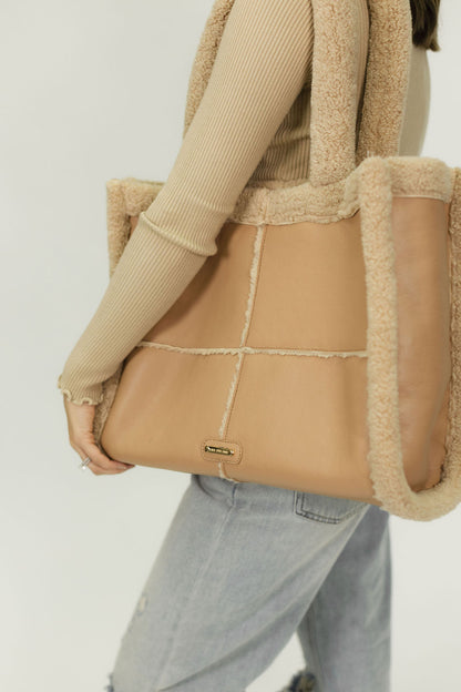 Everyday Winter Sherpa Tote
