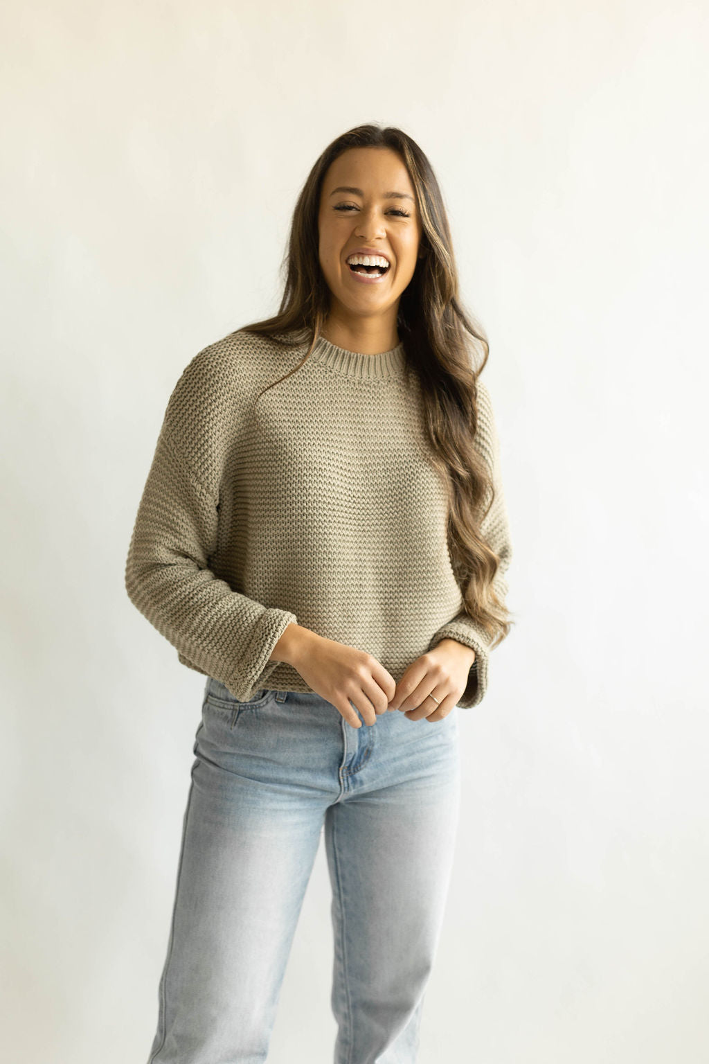 Walk By Faith Knit Sweater