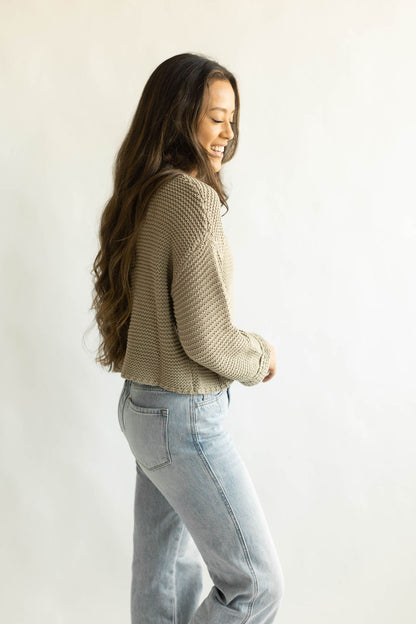 Walk By Faith Knit Sweater