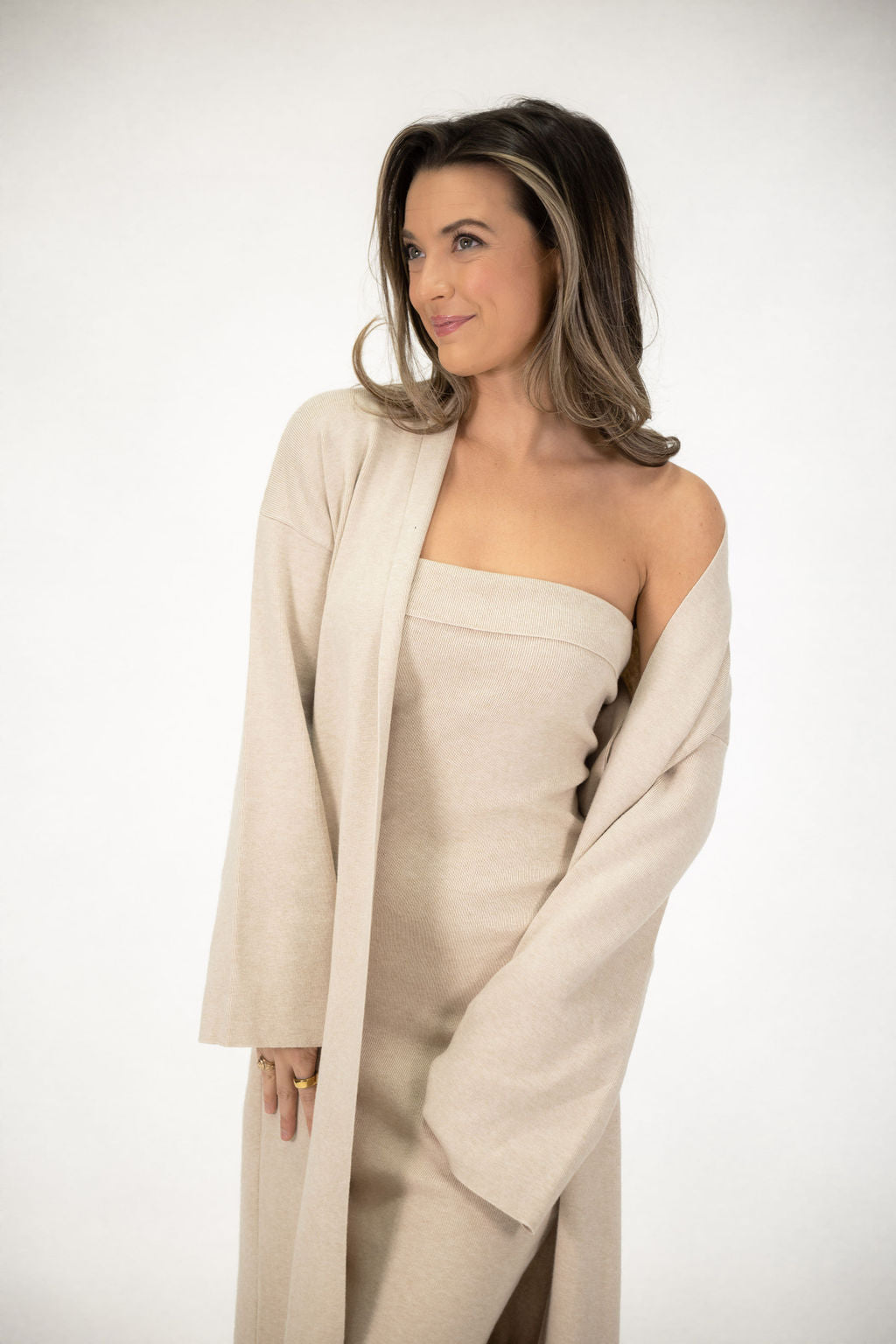 Desert Bloom Cardigan and Dress Set