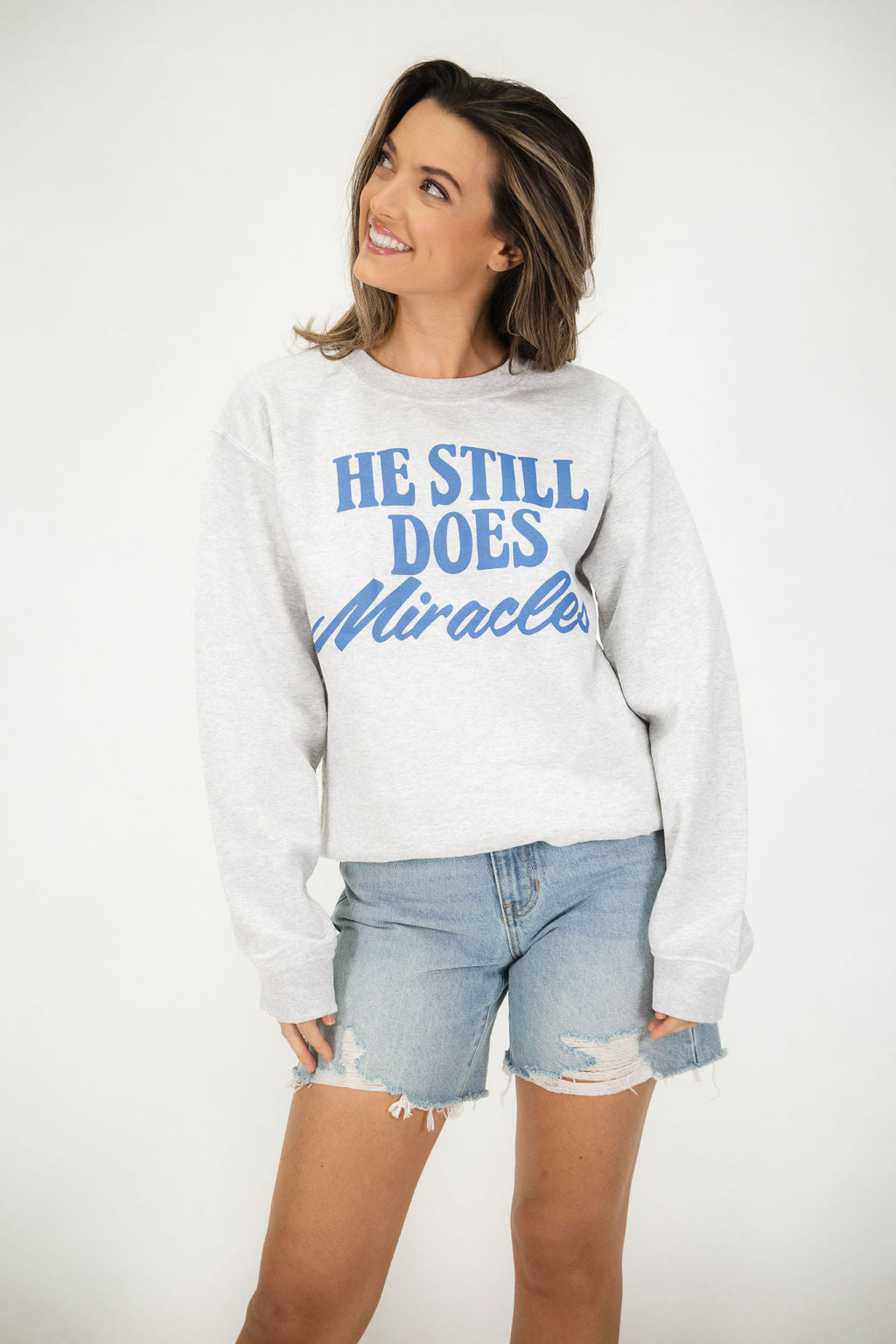 He Still Does Miracles Crewneck