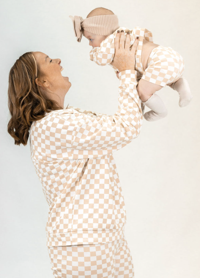 Infant Chai Checkerboard Shorts Set