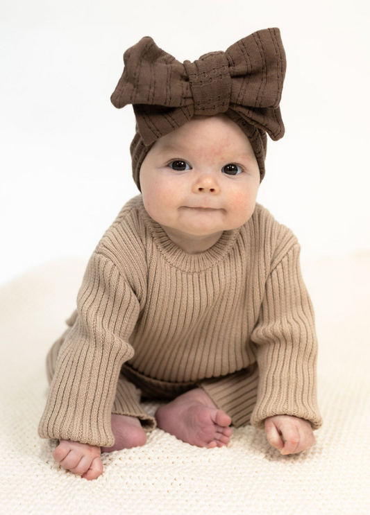Caramel Classic Ribbed Set