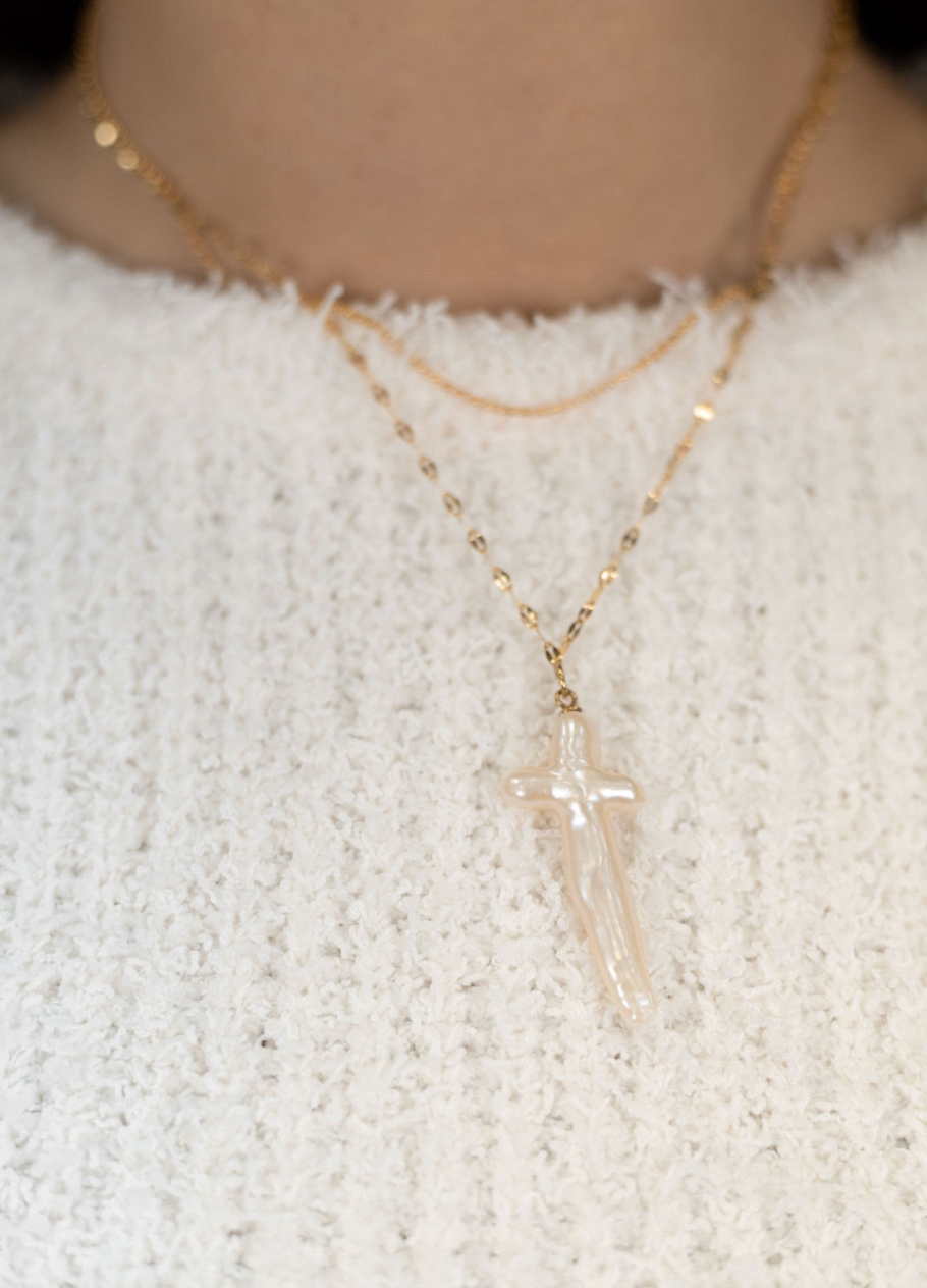 Cream Knit Two Piece Dress